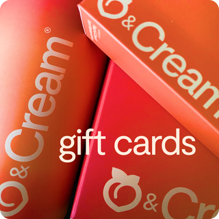 peach and cream gift cards