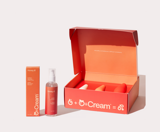 Peach and Cream Personal Lubricant and Butt Plug kit Bundle