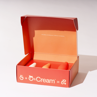 Peach and Cream butt plug kit Trio