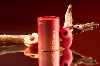 peach and cream clitoral suction vibrator aura
