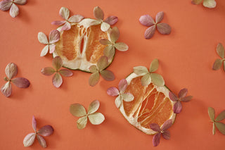 grapefruit displayed as vulva for bacterial vaginosis