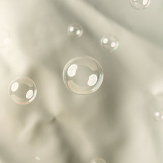 Soft bubbles on a cream surface