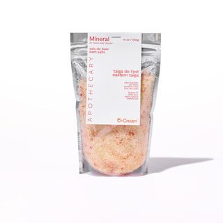 peach and cream bath salt scented eastern taiga